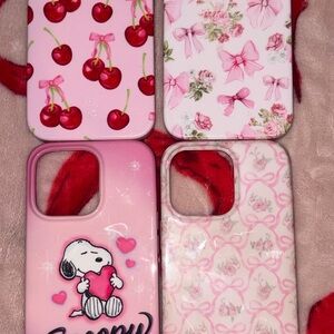Velvet Caviar Phone Case Collection - Pink and White